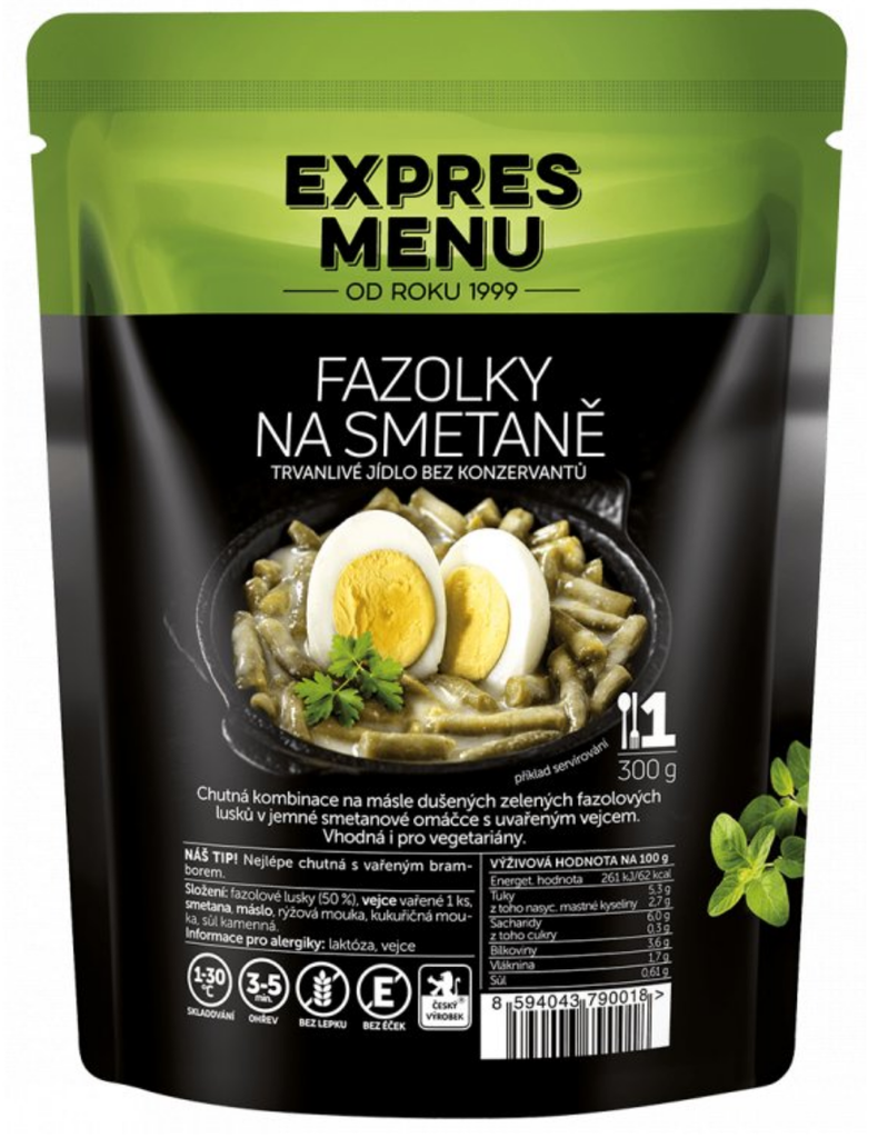Fazolky na smetaně bez lepku 300 g Expres Menu